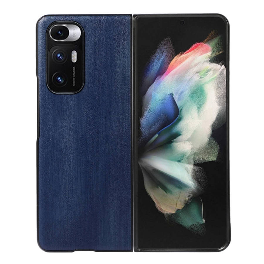 Yellow Cow Texture PU Phone Case, For Xiaomi Mi Mix Fold