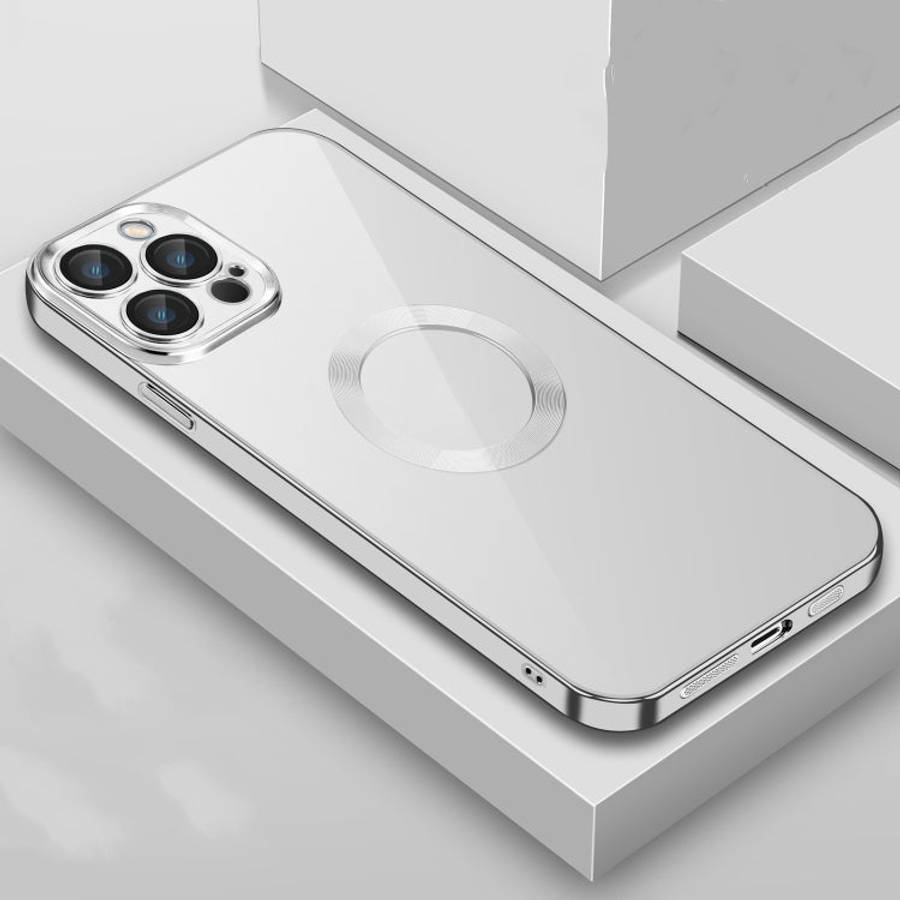 9D Electroplated Edge Len Film Clear PC + TPU Shockproof Case, For iPhone 11, For iPhone 11 Pro M...