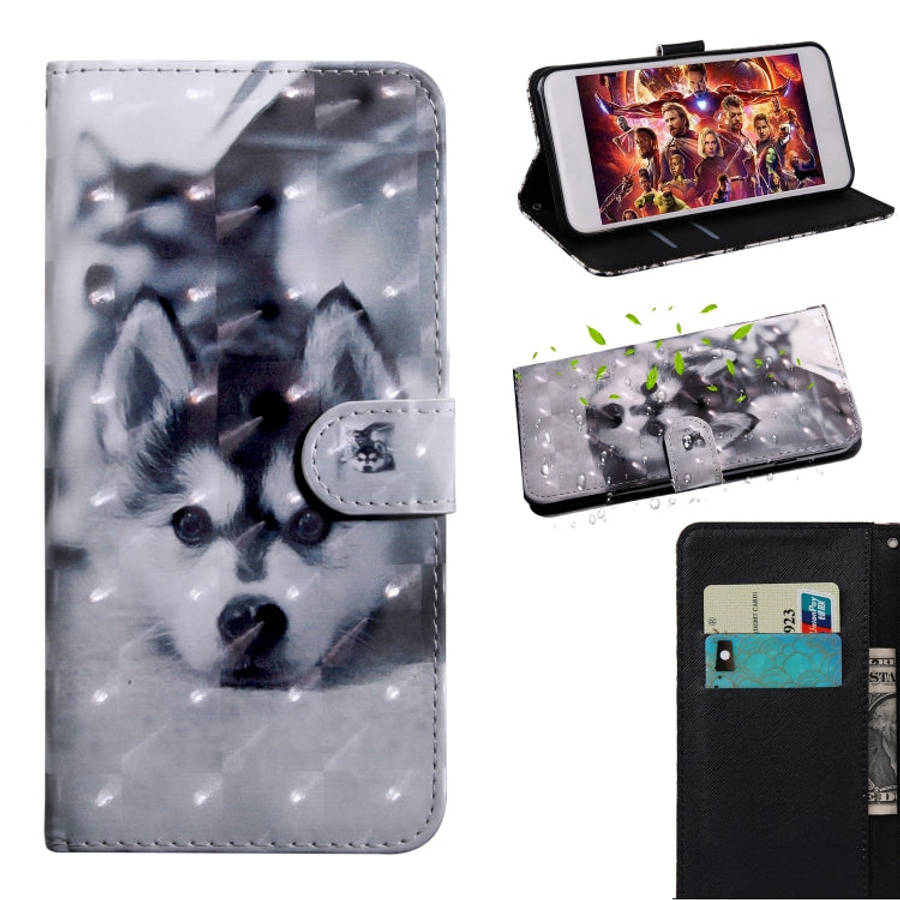 3D Painting Pattern Coloured Drawing Leather Phone Case, For Xiaomi Redmi 10, For Xiaomi Redmi No...