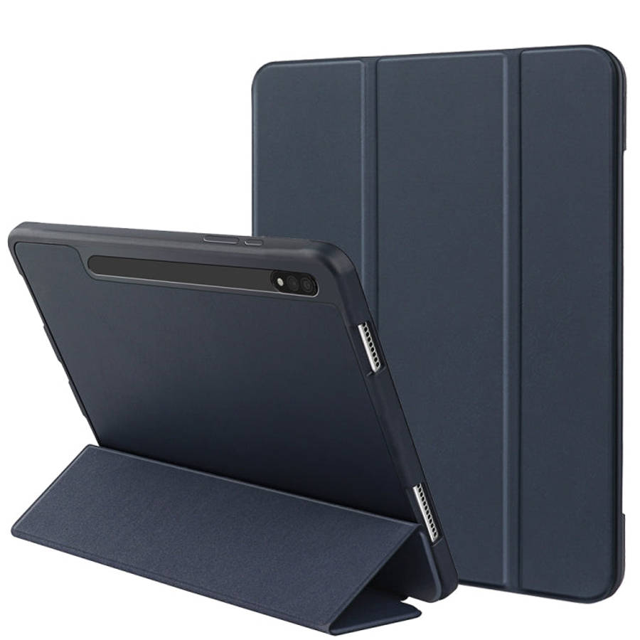 3-folding Honeycomb TPU Smart Leather Tablet Case, For Samsung Galaxy Tab S8+ / X800, For Samsung...