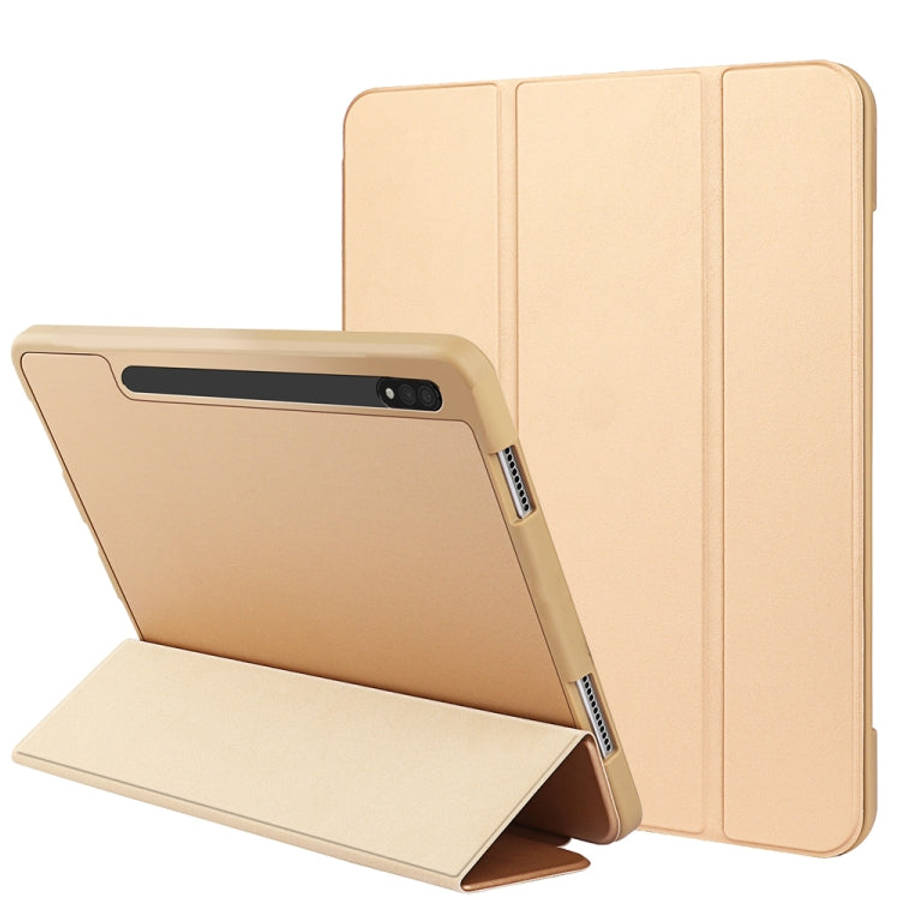 3-folding Honeycomb TPU Smart Leather Tablet Case, For Samsung Galaxy Tab S8+ / X800, For Samsung...