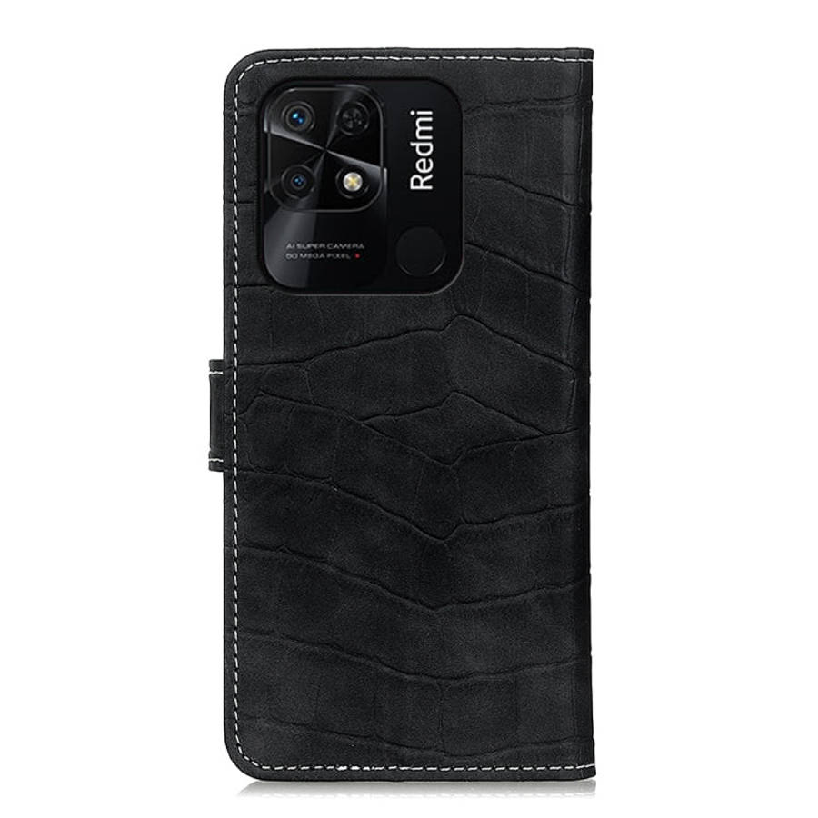 Crocodile Texture Leather Phone Case, For Xiaomi Redmi 10C/Redmi 10 India/Redmi 10 Power/Poco C40...