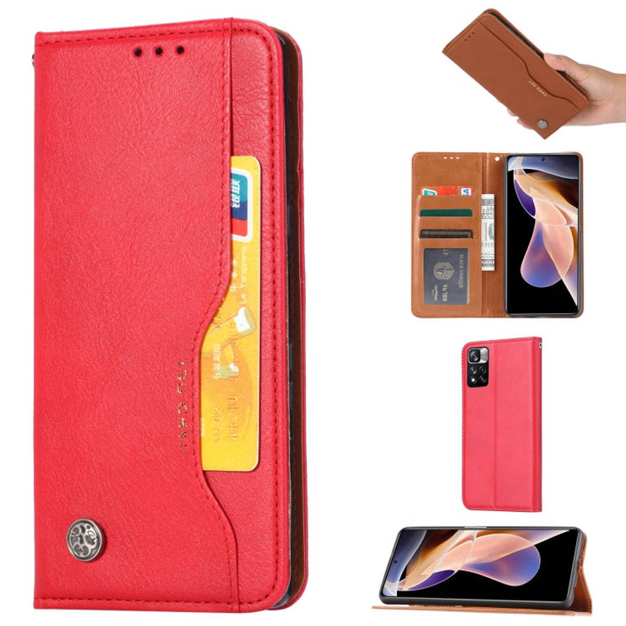 Knead Skin Texture Horizontal Flip Leather Case, For Xiaomi Redmi Note 11 Pro 4G Global, For Xiao...