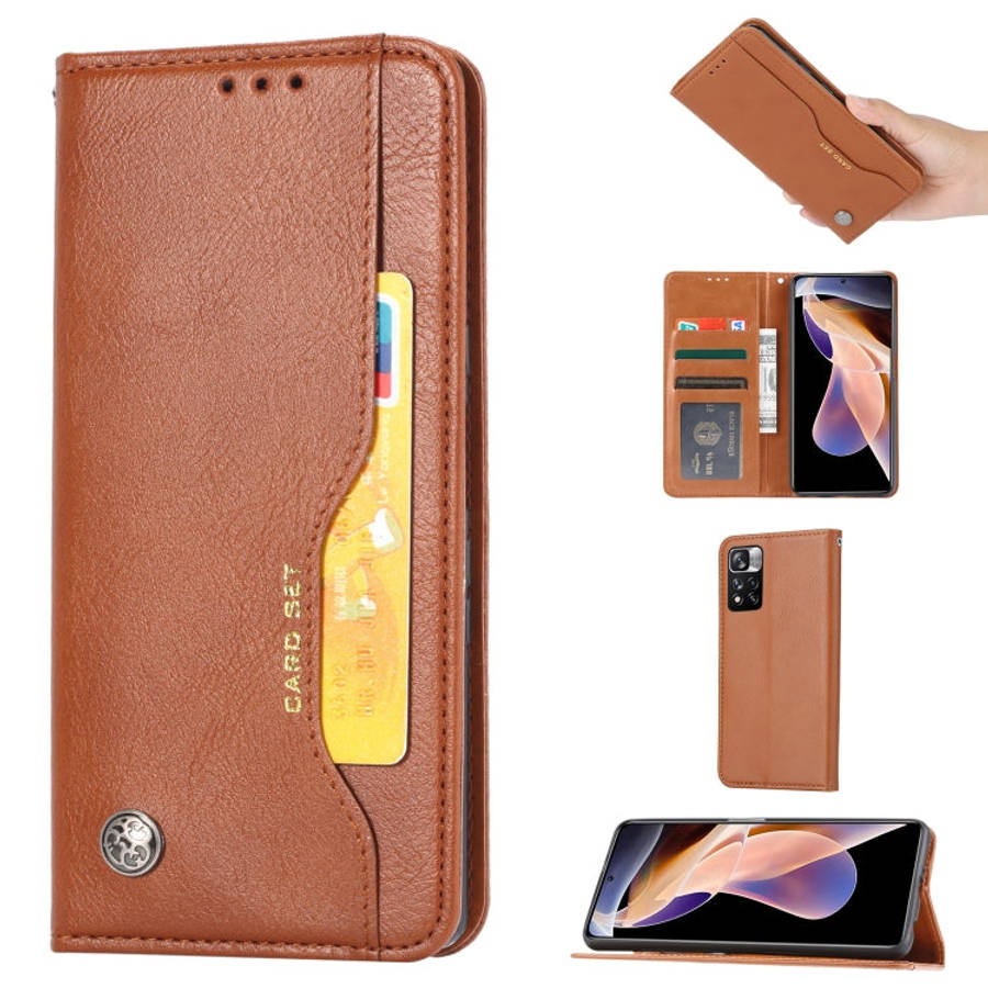 Knead Skin Texture Horizontal Flip Leather Case, For Xiaomi Redmi Note 11 Pro 4G Global, For Xiao...