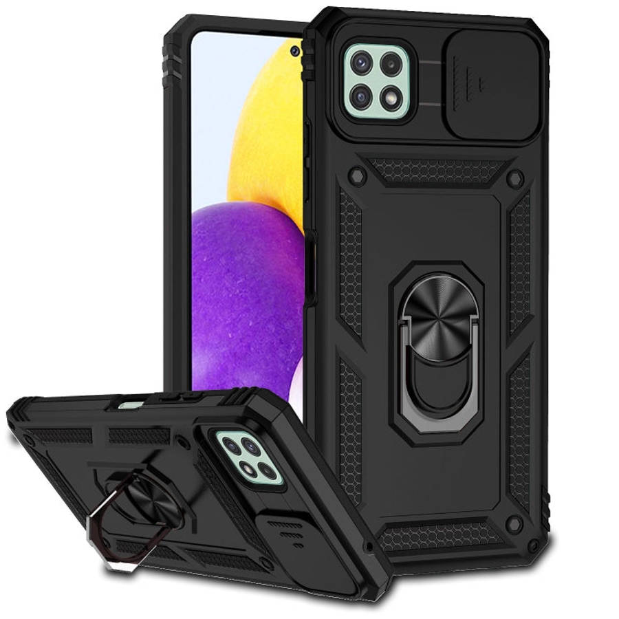 Sliding Camshield Holder Phone Case, For Samsung Galaxy A02, For Samsung Galaxy A02s / A03s 166mm...