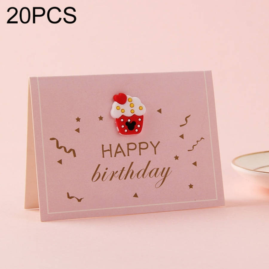 20 PCS 3D Holiday Blessing And Thanksgiving Card, without Envelope