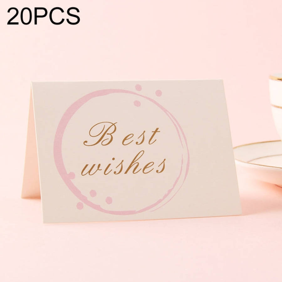 20 PCS 3D Holiday Blessing And Thanksgiving Card, without Envelope