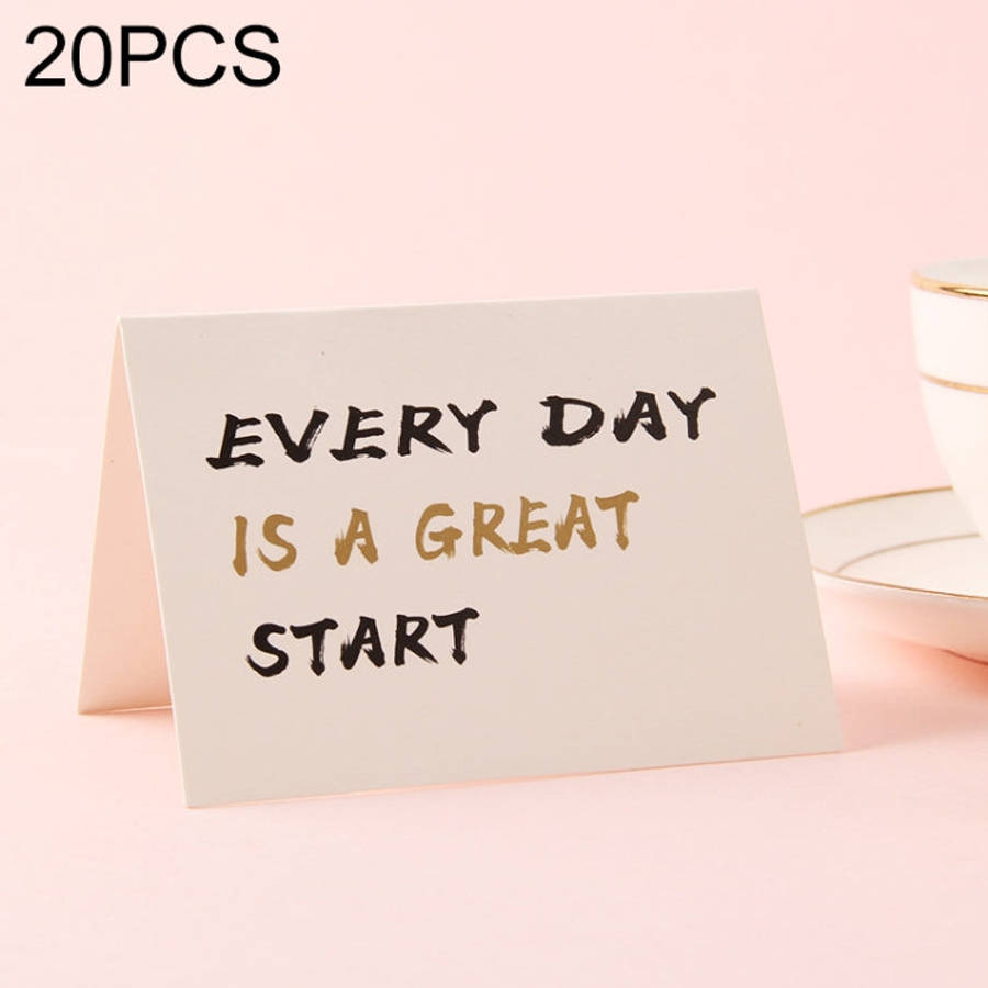 20 PCS 3D Holiday Blessing And Thanksgiving Card, without Envelope