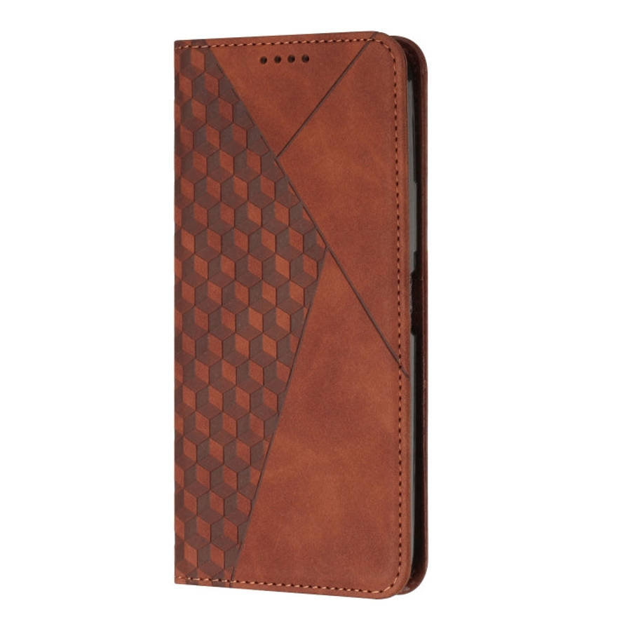 Diamond Splicing Skin Feel Magnetic Leather Phone Case, For Tecno Camon 17P / 17 Pro, For Tecno C...