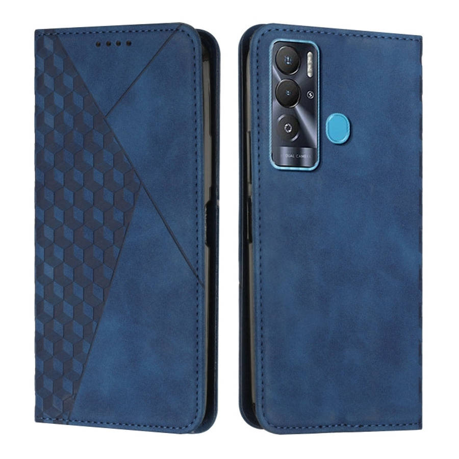 Diamond Splicing Skin Feel Magnetic Leather Phone Case, For Tecno Camon 17P / 17 Pro, For Tecno C...
