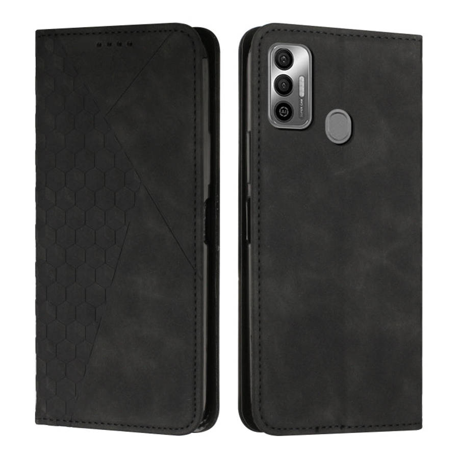 Diamond Splicing Skin Feel Magnetic Leather Phone Case, For Tecno Camon 17P / 17 Pro, For Tecno C...