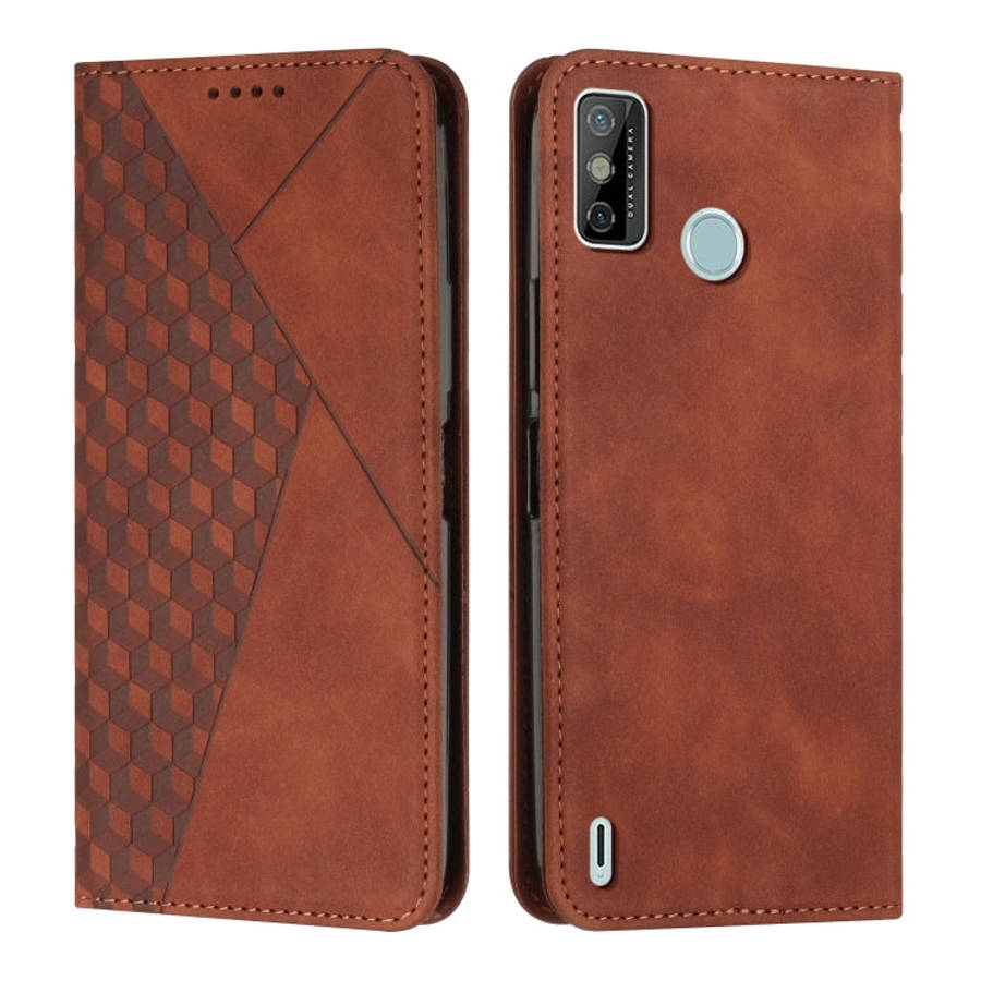 Diamond Splicing Skin Feel Magnetic Leather Phone Case, For Tecno Camon 17P / 17 Pro, For Tecno C...