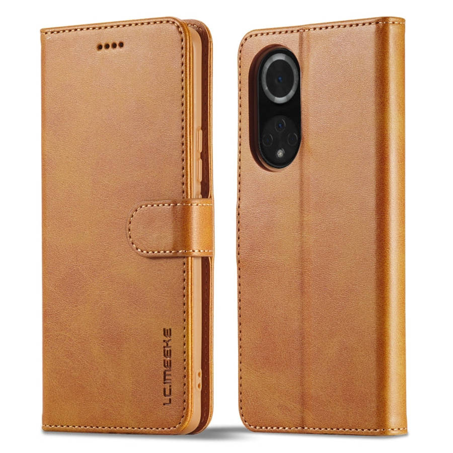 LC.IMEEKE Calf Texture Leather Phone Case, For Honor 50 / nova 9, For Honor 50 Pro / nova 9 Pro, ...