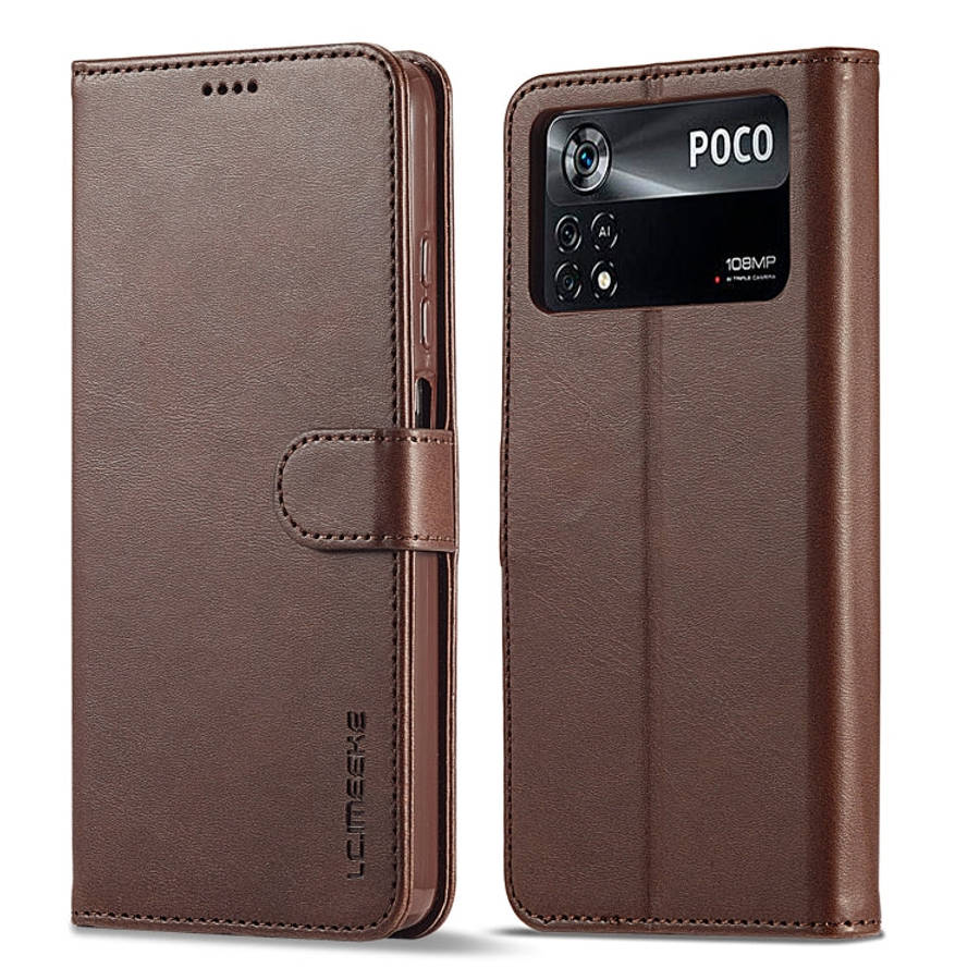 LC.IMEEKE Calf Texture Leather Phone Case, For Honor 50 / nova 9, For Honor 50 Pro / nova 9 Pro, ...
