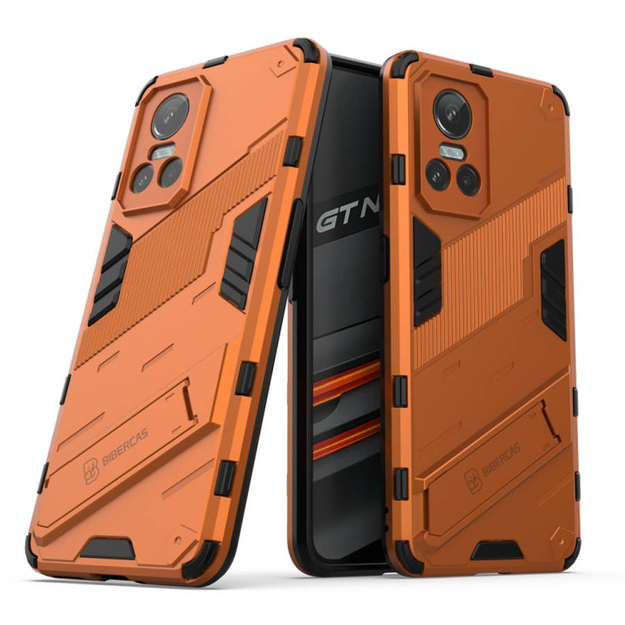 Punk Armor 2 in 1 PC + TPU Shockproof Phone Case with Invisible Holder, For Realme GT Neo3 5G Chi...