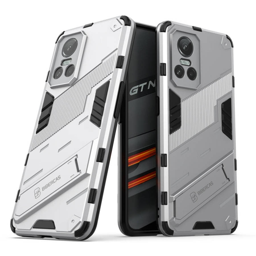 Punk Armor 2 in 1 PC + TPU Shockproof Phone Case with Invisible Holder, For Realme GT Neo3 5G Chi...