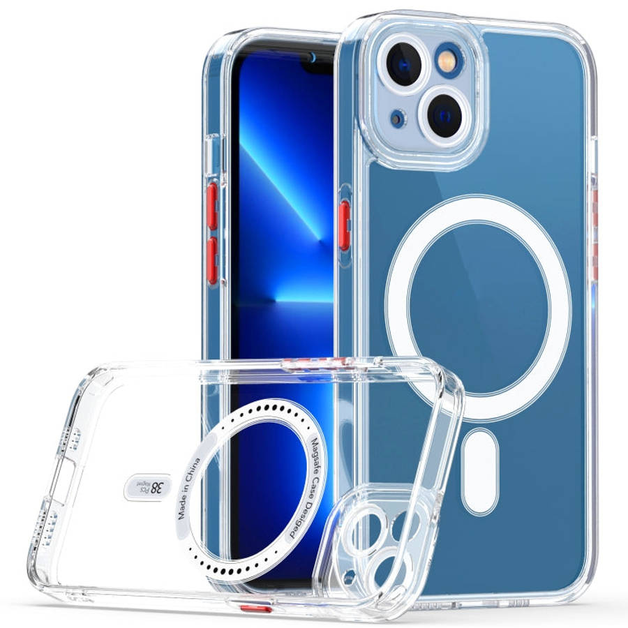 Cat-eye TPU + Acrylic Magsafe Phone Case, For iPhone 13 mini, For iPhone 13, For iPhone 13 Pro, F...