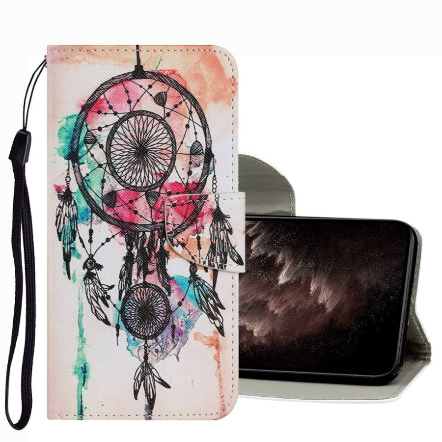 Coloured Drawing Pattern Leather Phone Case, For Xiaomi Redmi 10, For Xiaomi Redmi K40, For Xiaom...