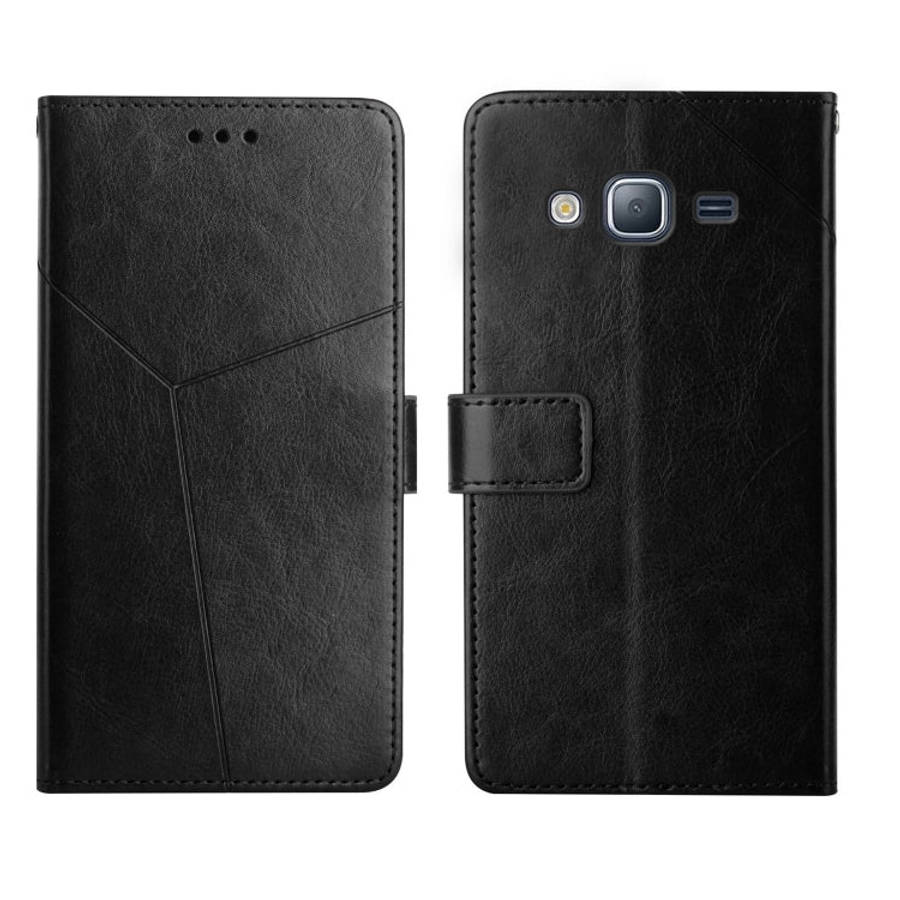 Y Stitching Horizontal Flip Leather Phone Case, For Samsung Galaxy A03S, For Samsung Galaxy J2 Pr...