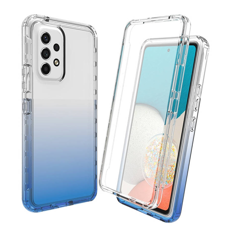 High Transparency Two-color Gradual PC+TPU Phone Case, For Samsung Galaxy A13 4G, For Samsung Gal...