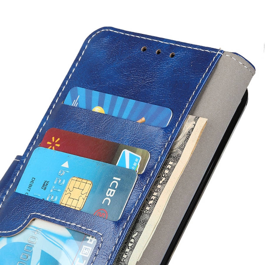 Retro Crazy Horse Texture Horizontal Flip Leather Phone Case, For Samsung Galaxy M53 5G