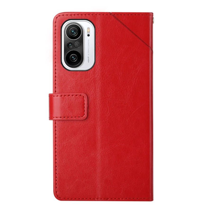 Y Stitching Horizontal Flip Leather Phone Case, For Xiaomi Redmi K40 / K40 Pro, For Xiaomi Redmi ...