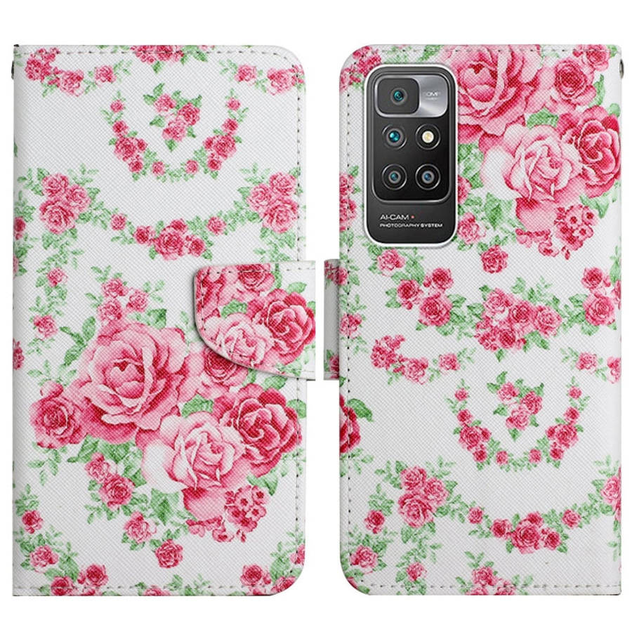 Painted Pattern Flip Leather Phone Case, For Xiaomi Redmi 10, For Xiaomi Redmi K40