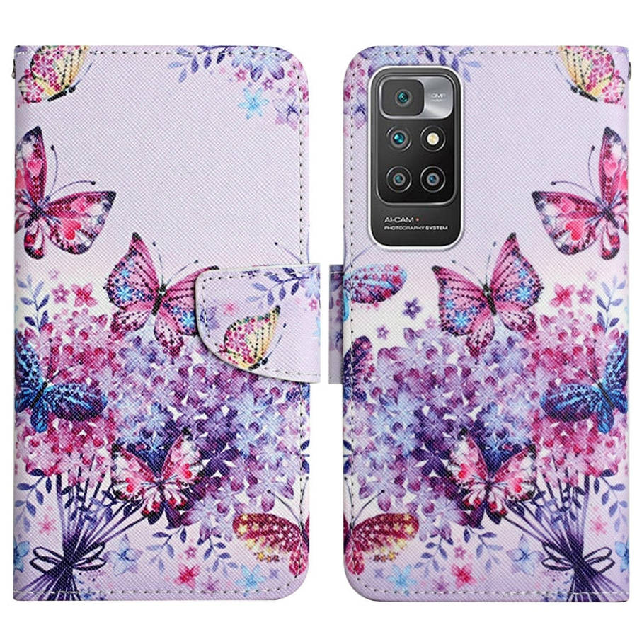 Painted Pattern Flip Leather Phone Case, For Xiaomi Redmi 10, For Xiaomi Redmi K40