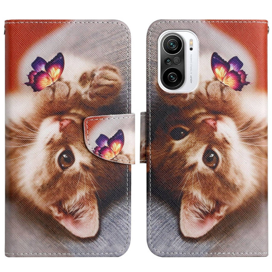 Painted Pattern Flip Leather Phone Case, For Xiaomi Redmi 10, For Xiaomi Redmi K40