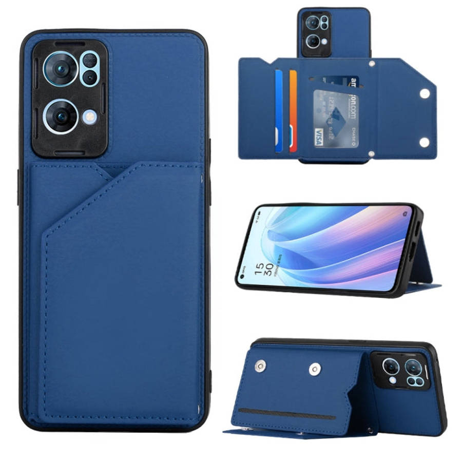 Skin Feel PU + TPU + PC Phone Case, For OPPO Reno7 5G, For OPPO Reno7 Pro 5G, For Xiaomi Redmi No...
