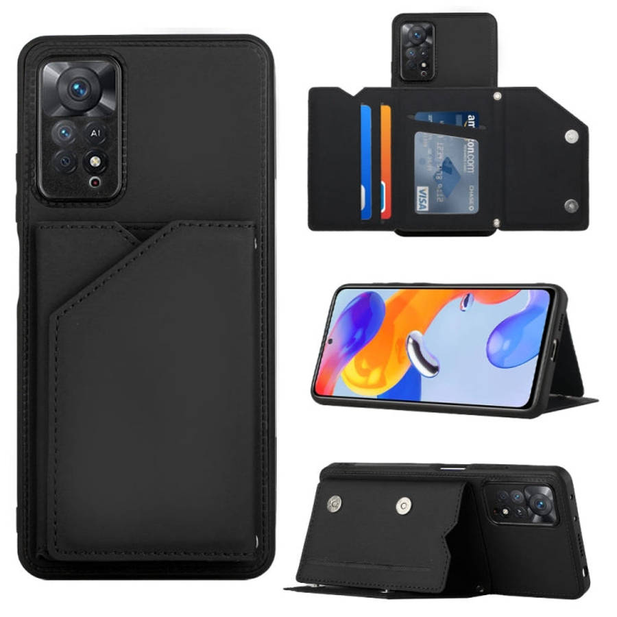 Skin Feel PU + TPU + PC Phone Case, For OPPO Reno7 5G, For OPPO Reno7 Pro 5G, For Xiaomi Redmi No...