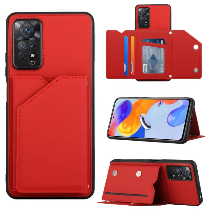 Skin Feel PU + TPU + PC Phone Case, For OPPO Reno7 5G, For OPPO Reno7 Pro 5G, For Xiaomi Redmi No...