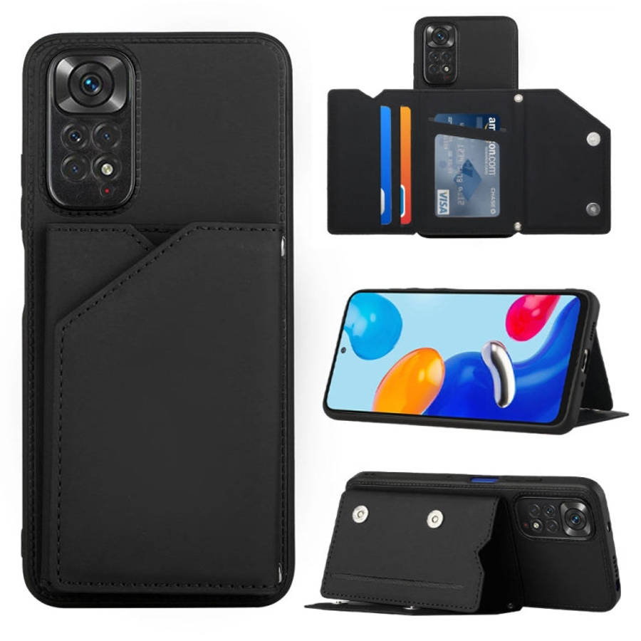 Skin Feel PU + TPU + PC Phone Case, For OPPO Reno7 5G, For OPPO Reno7 Pro 5G, For Xiaomi Redmi No...
