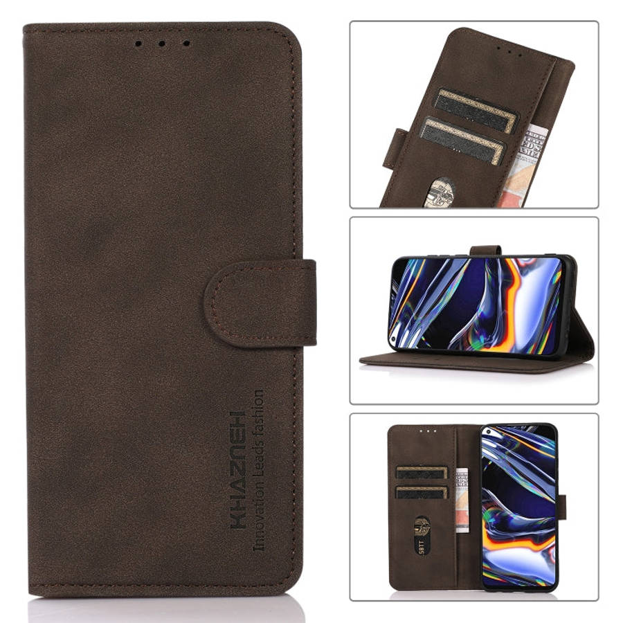 KHAZNEH Matte Texture Leather Phone Case, For Xiaomi Poco X4 Pro 5G, For Xiaomi Redmi 10A, For Xi...