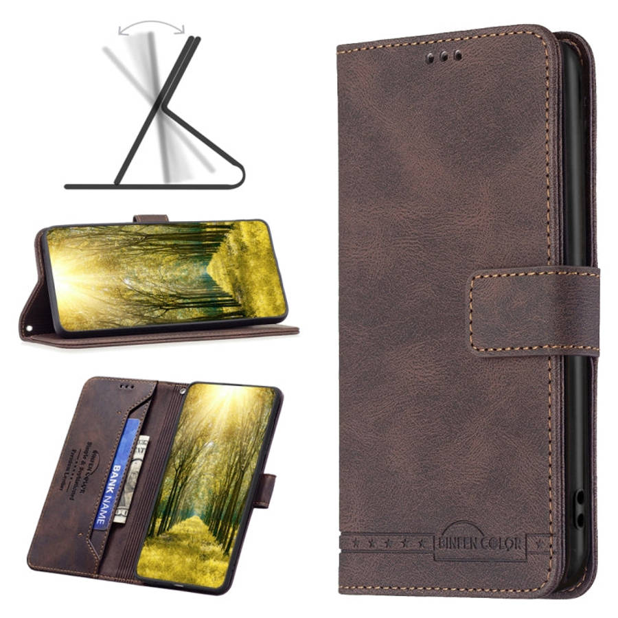 BF09 Magnetic Buckle RFID Flip Leather Phone Case, For Xiaomi Poco M4 Pro, For Xiaomi Poco M4 Pro 5G