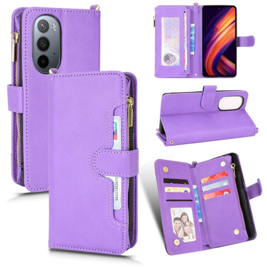Litchi Texture Zipper Leather Phone Case, For Sharp Aquos Zero6 / Aquos Air, For Sharp Aquos Wish...