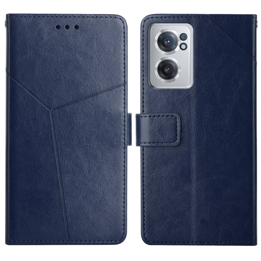 Y Stitching Horizontal Flip Leather Phone Case, For OnePlus 10R/ACE, For OnePlus Nord CE 2 5G, Fo...