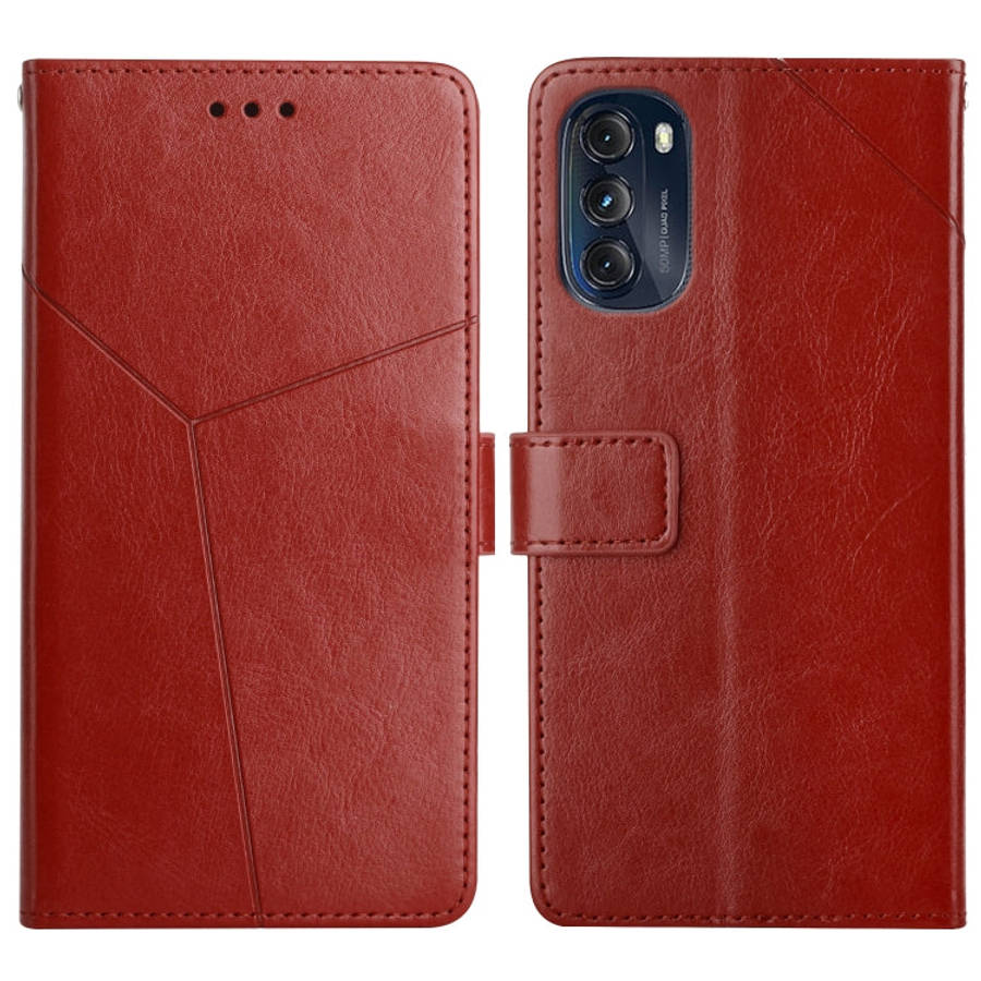 Y Stitching Horizontal Flip Leather Phone Case, For OnePlus 10R/ACE, For OnePlus Nord CE 2 5G, Fo...