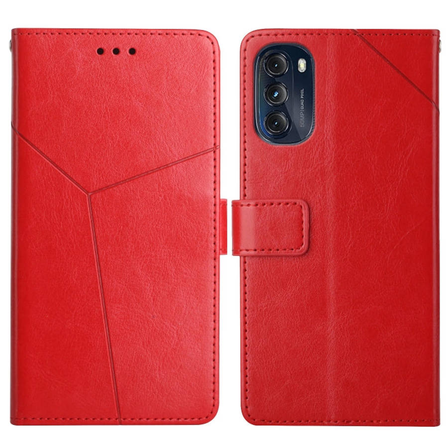 Y Stitching Horizontal Flip Leather Phone Case, For OnePlus 10R/ACE, For OnePlus Nord CE 2 5G, Fo...