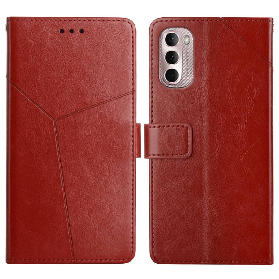 Y Stitching Horizontal Flip Leather Phone Case, For OnePlus 10R/ACE, For OnePlus Nord CE 2 5G, Fo...