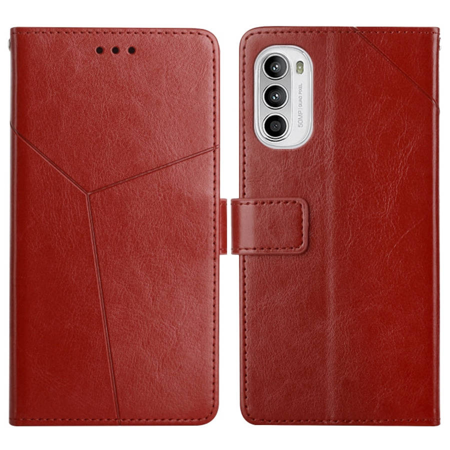 Y Stitching Horizontal Flip Leather Phone Case, For OnePlus 10R/ACE, For OnePlus Nord CE 2 5G, Fo...
