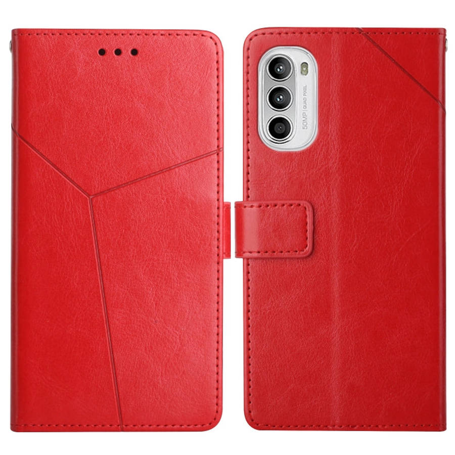 Y Stitching Horizontal Flip Leather Phone Case, For OnePlus 10R/ACE, For OnePlus Nord CE 2 5G, Fo...