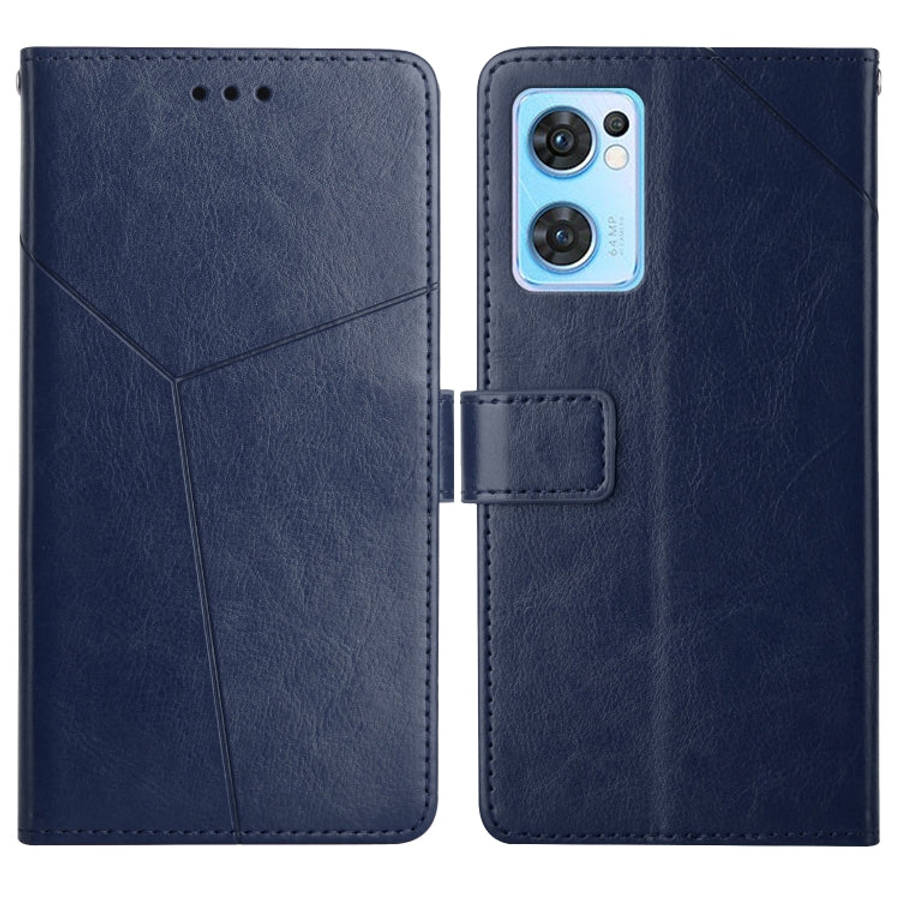 Y Stitching Horizontal Flip Leather Phone Case, For OnePlus 10R/ACE, For OnePlus Nord CE 2 5G, Fo...
