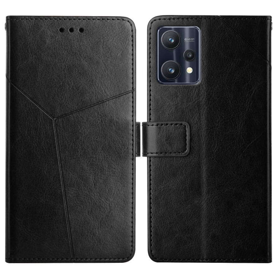 Y Stitching Horizontal Flip Leather Phone Case, For OPPO Realme 9 Pro+/Realme 9 4G, For Samsung G...