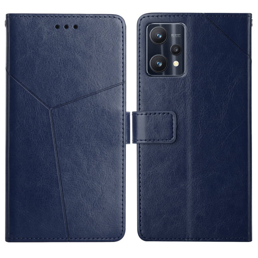 Y Stitching Horizontal Flip Leather Phone Case, For OPPO Realme 9 Pro+/Realme 9 4G, For Samsung G...