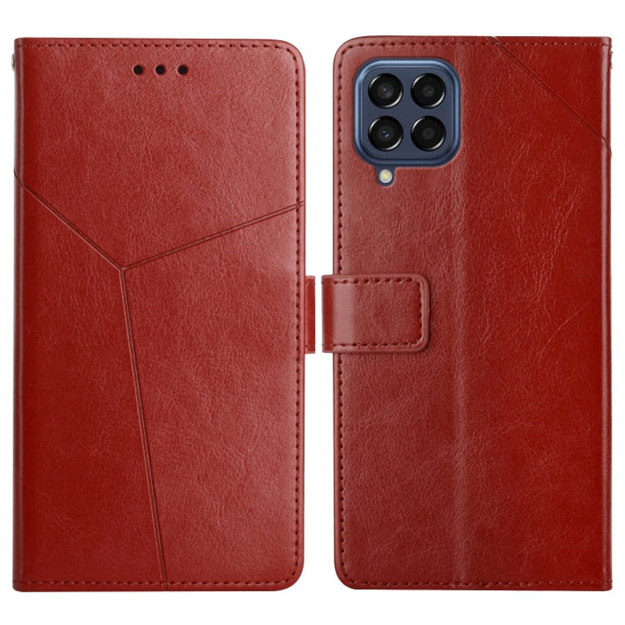 Y Stitching Horizontal Flip Leather Phone Case, For OPPO Realme 9 Pro+/Realme 9 4G, For Samsung G...