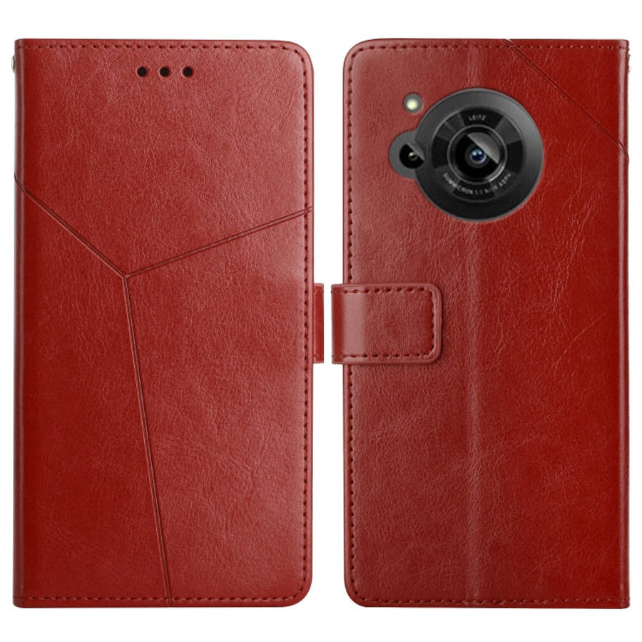 Y Stitching Horizontal Flip Leather Phone Case, For OPPO Realme 9 Pro+/Realme 9 4G, For Samsung G...
