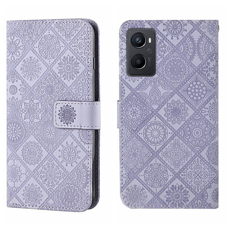 Ethnic Style Embossed Pattern Leather Phone Case, For OPPO A96 5G, For OPPO Find X5, For OPPO Fin...
