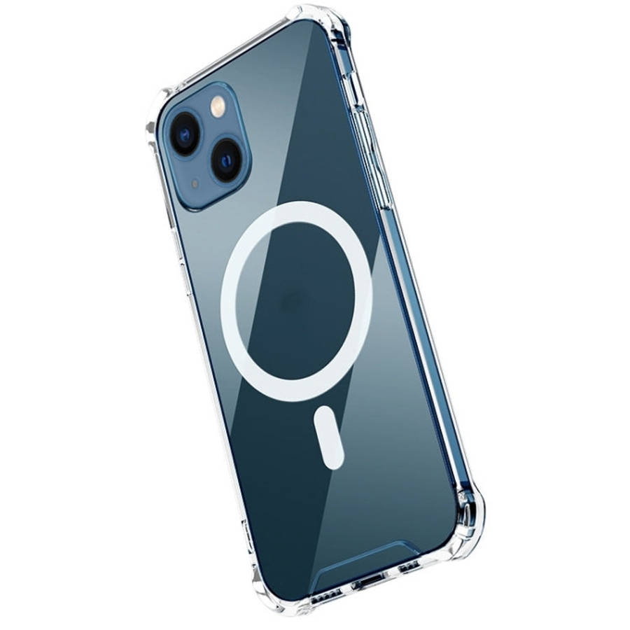 Magsafe Case Clear Four-corner Airbag Shockproof Phone Case with Magnetic, For iPhone 14, For iPh...
