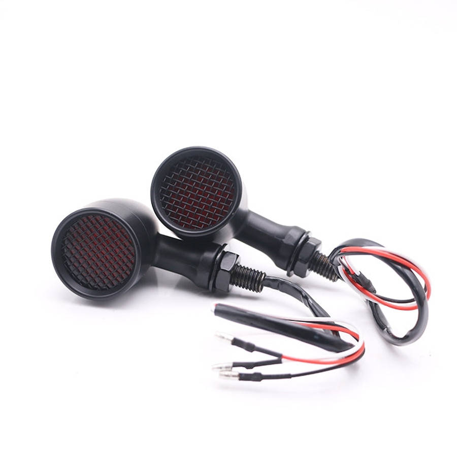 Z008 1 Pair 12V Modified Universal Motorcycle LED Turn Signal, Yellow Light, Red Light